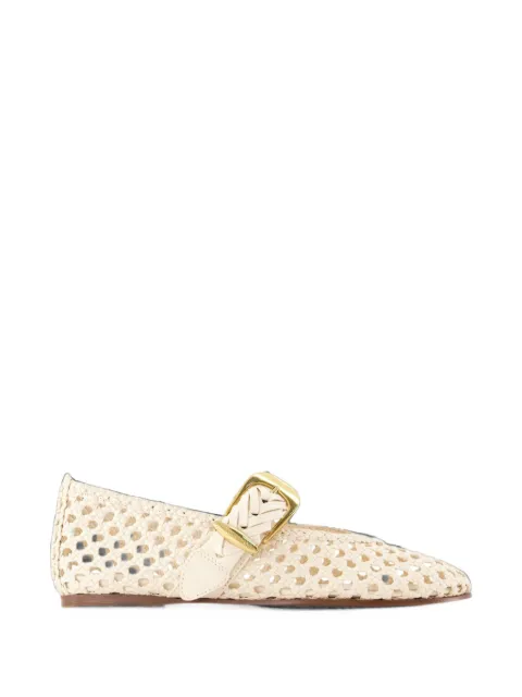 ZIMMERMANN Alchemy woven leather ballet flats