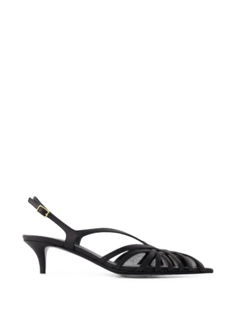 Balmain caged leather sandals