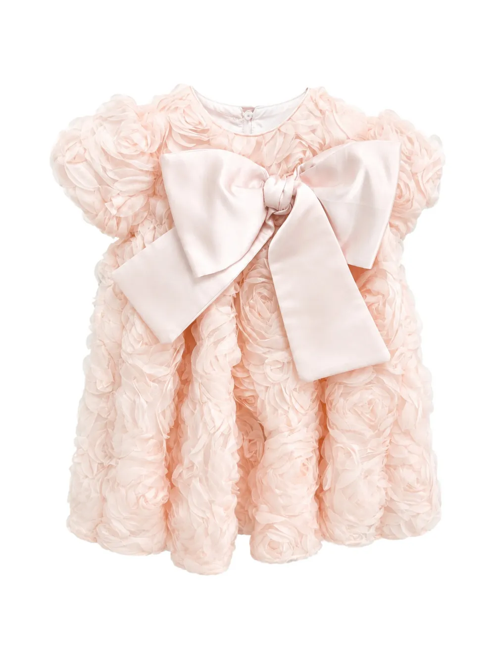 La Stupenderia Kleid mit Blumenapplikation - Rosa