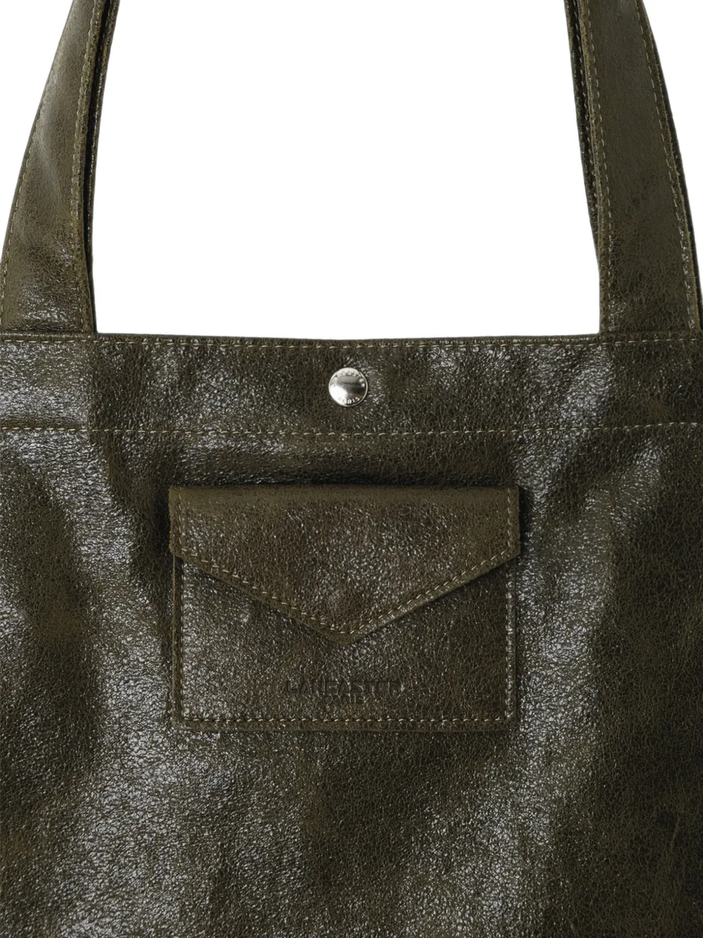 Lancaster Shopper met gekreukte afwerking Groen
