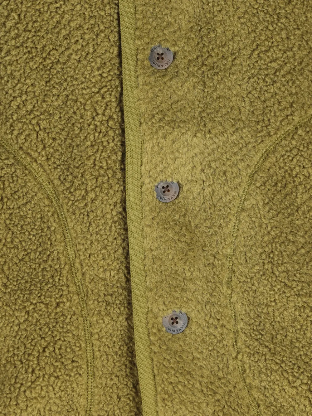 Napapijri Roldal bodywarmer met fleece textuur en logopatch Groen