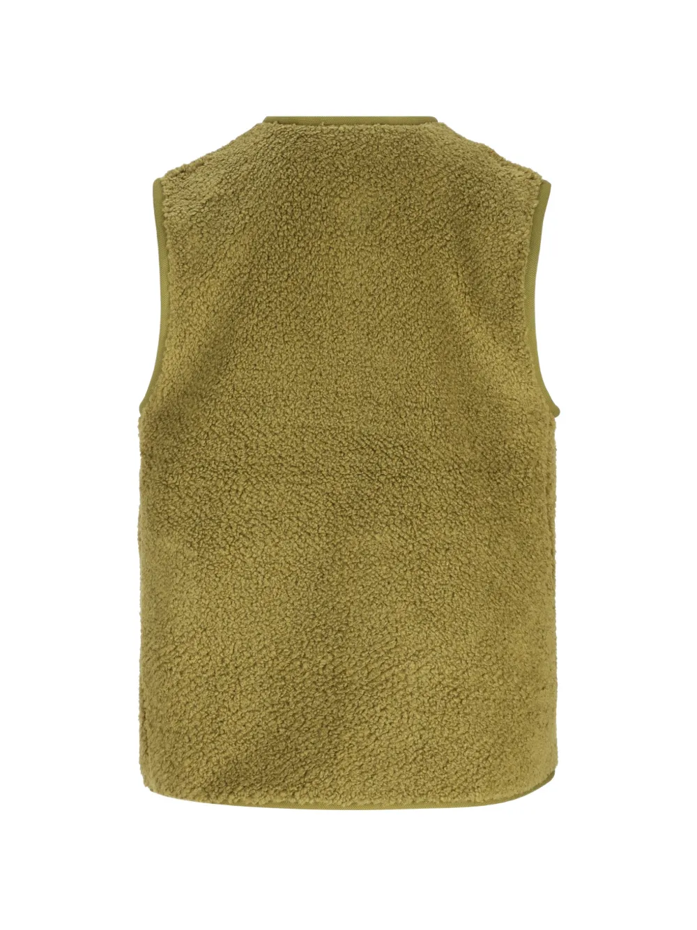 Napapijri Roldal bodywarmer met fleece textuur en logopatch Groen