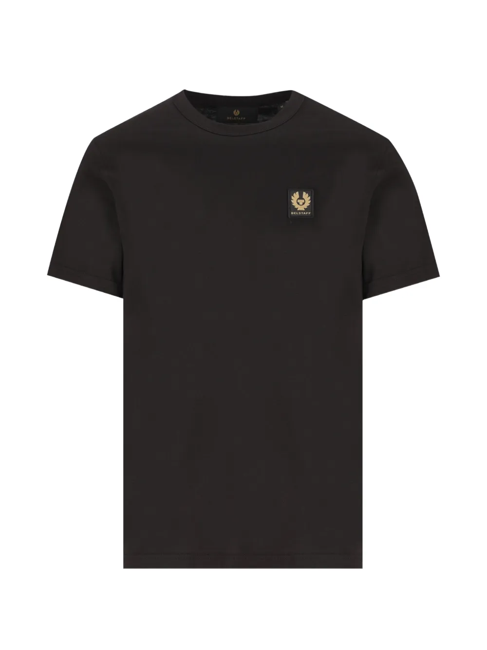 Belstaff logo-patch T-shirt Zwart