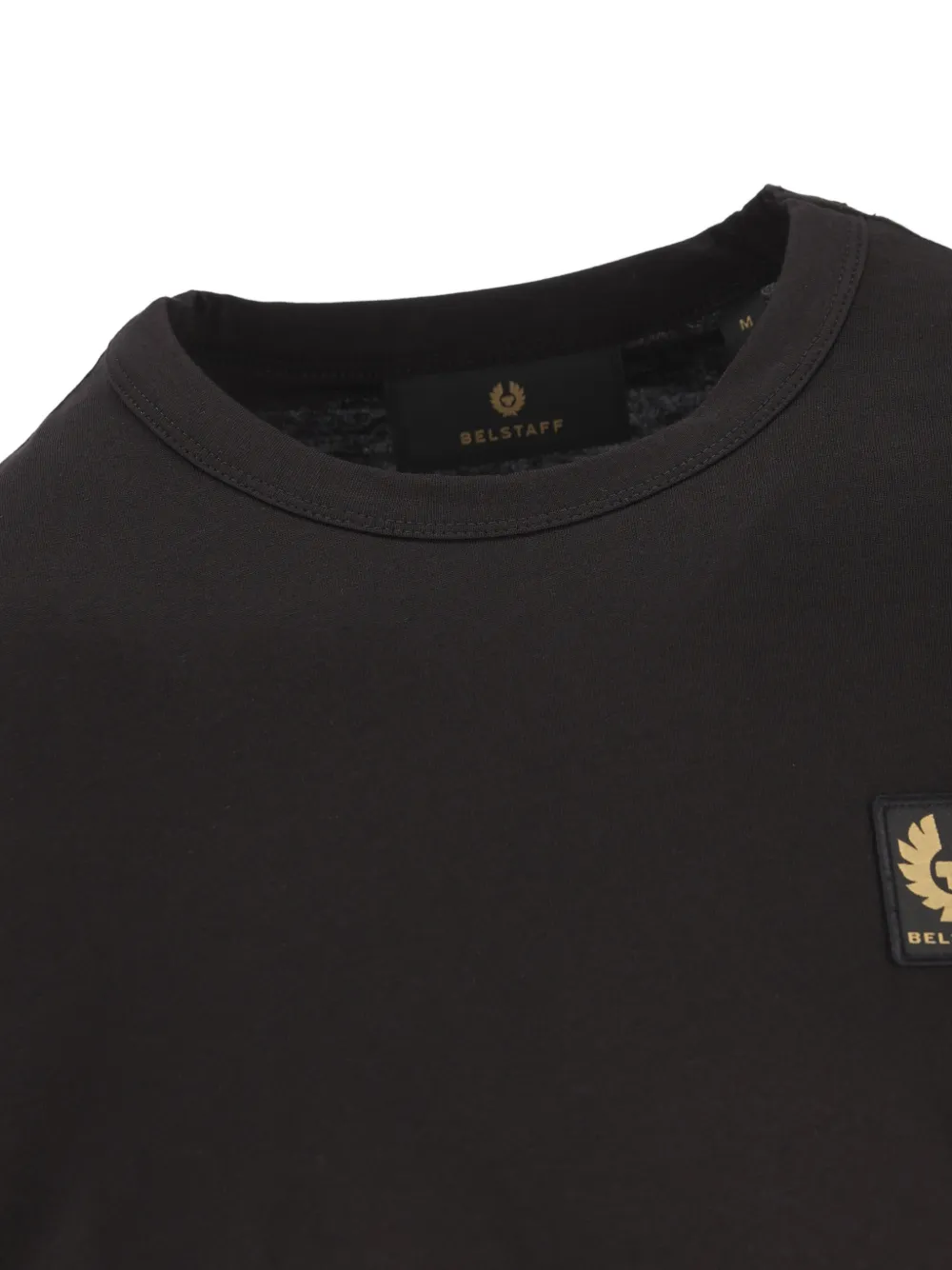 Belstaff logo-patch T-shirt Zwart