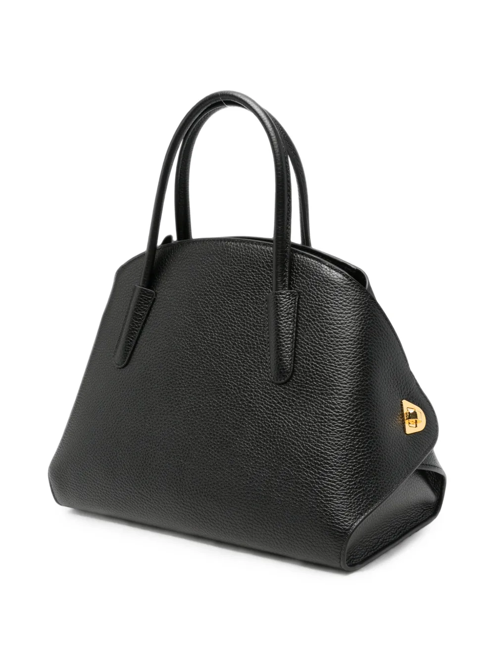 Coccinelle Tylde shopper van bewerkt leer Zwart