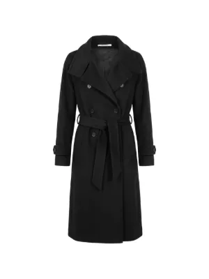 Ferragamo zip-detail Belted Trench Coat | Black | FARFETCH