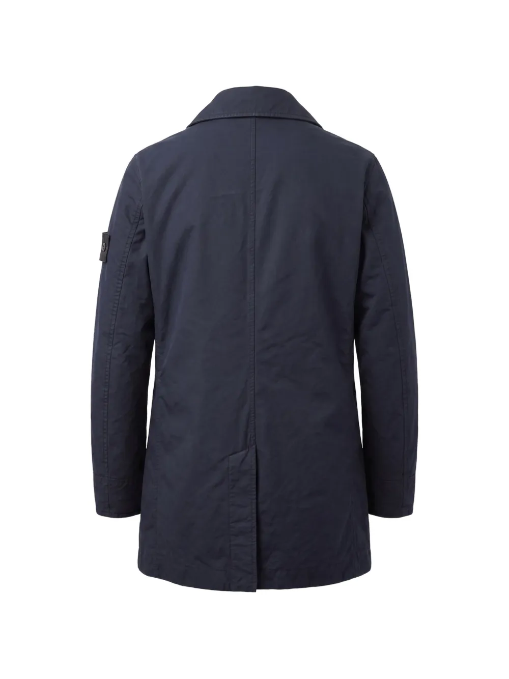 Stone Island Jas met logopatch Blauw