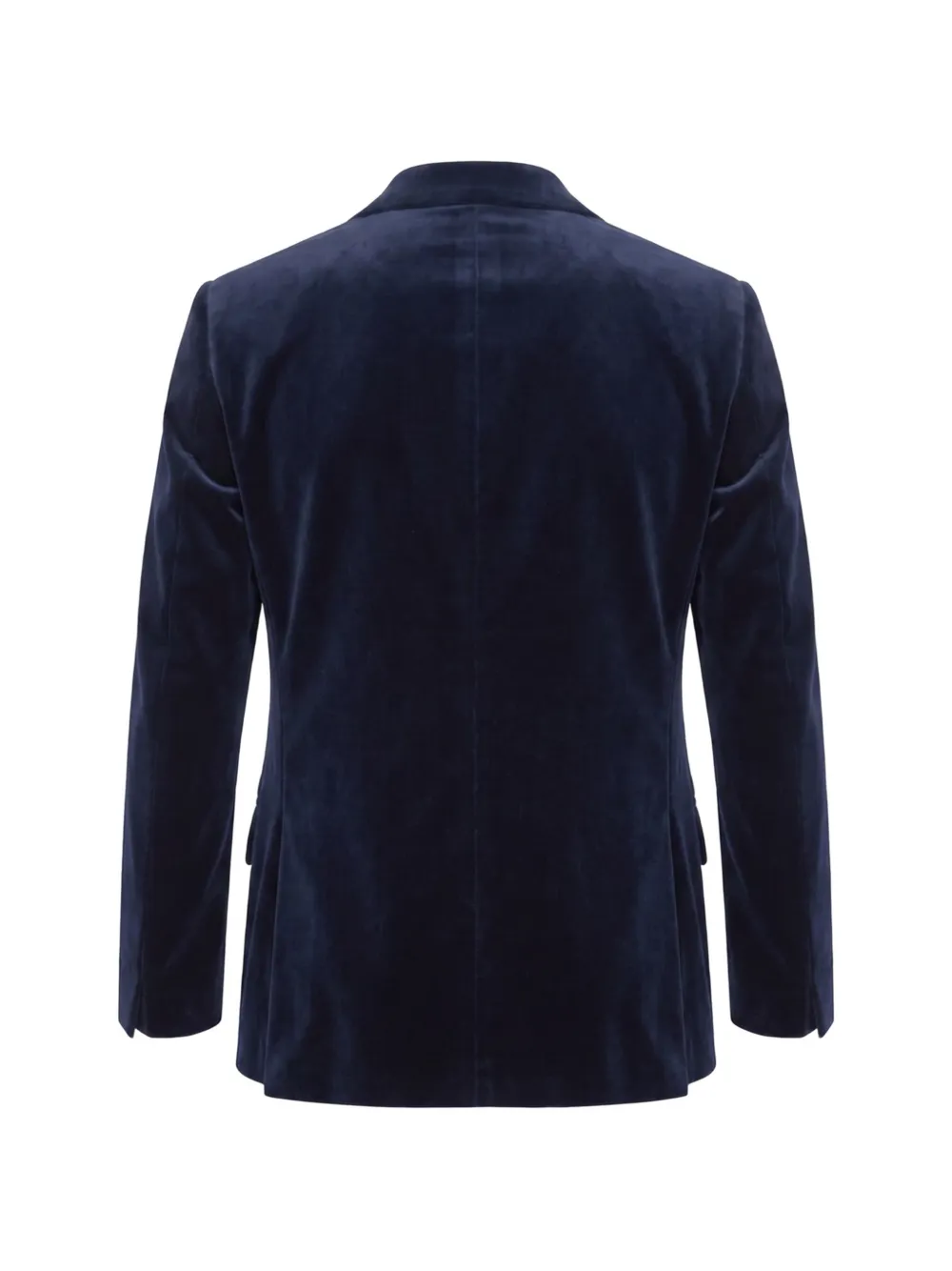Lardini Fluwelen blazer met puntige revers Blauw