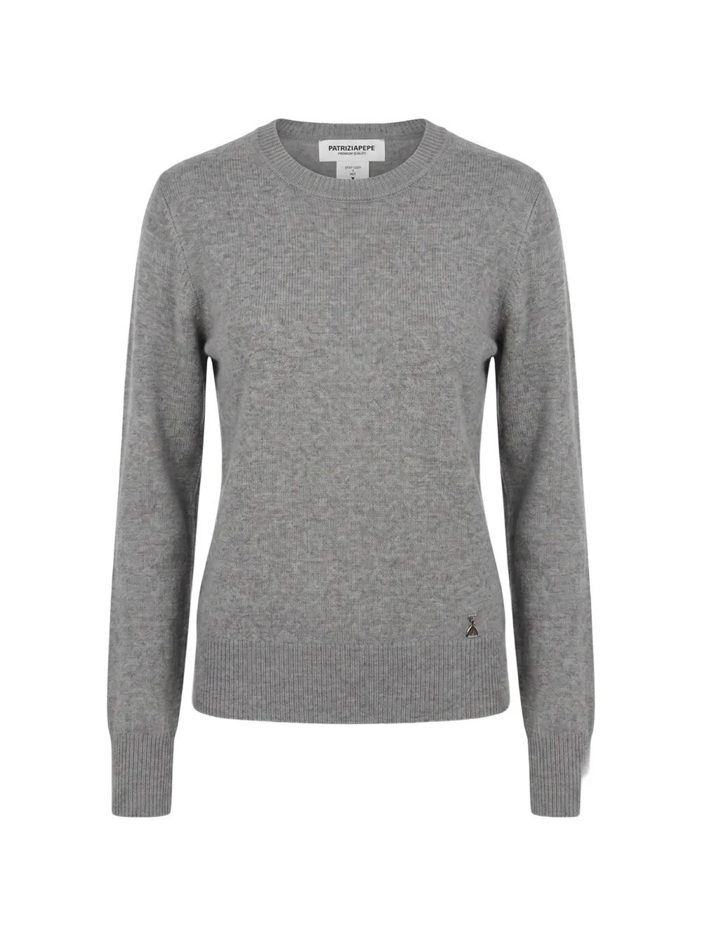 Patrizia Pepe cashmere crew-neck sweater - Grigio