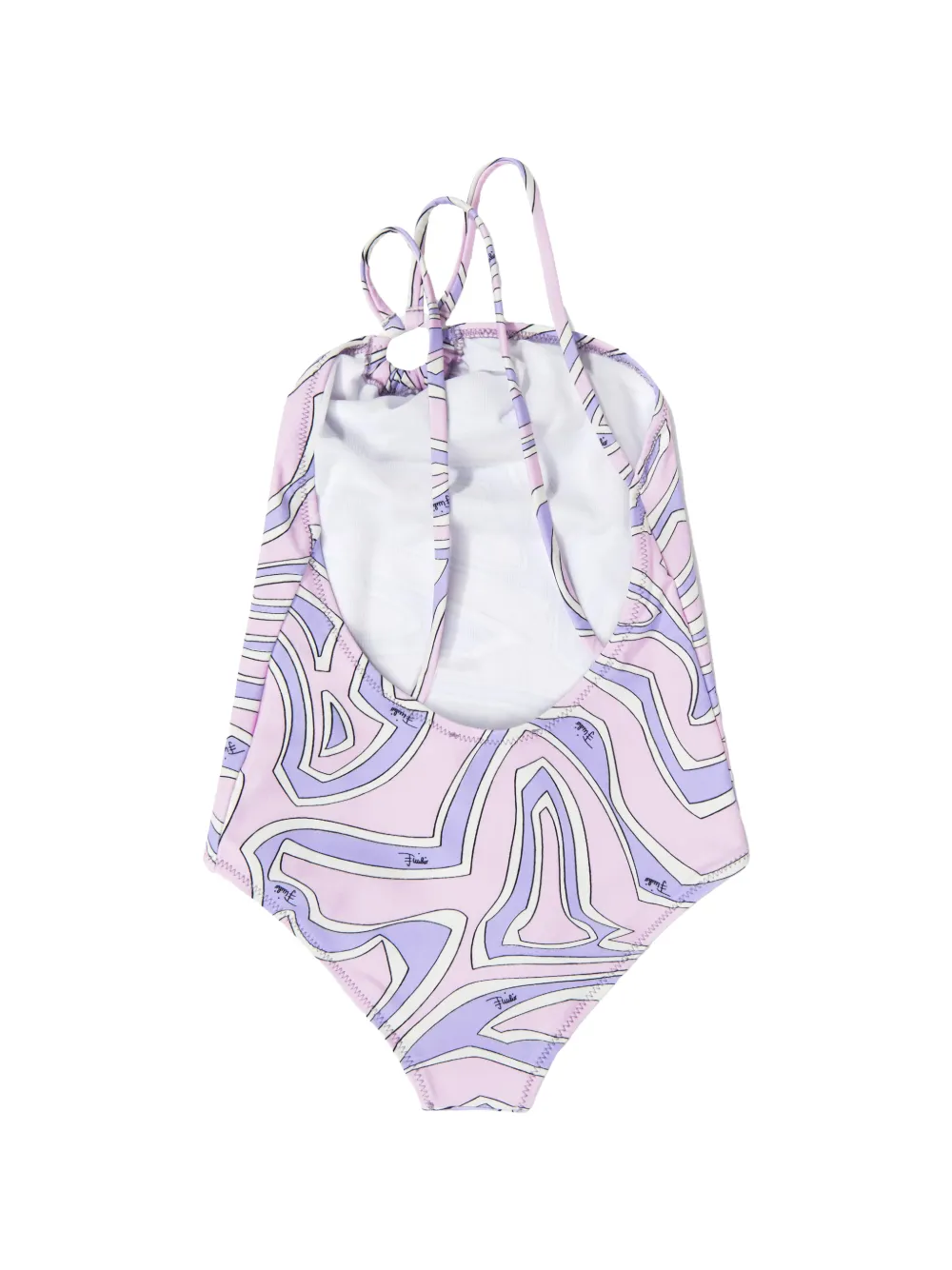 PUCCI Junior Iride-print swimsuit Roze