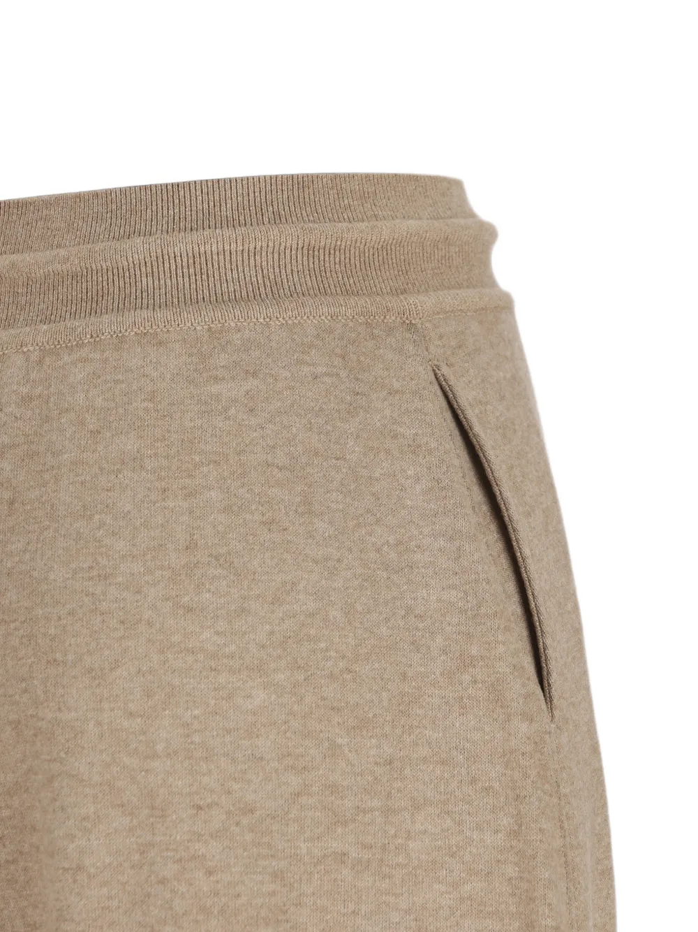 Loro Piana Rio Bodro Drawstring Track Pants in Neutrals, view 3