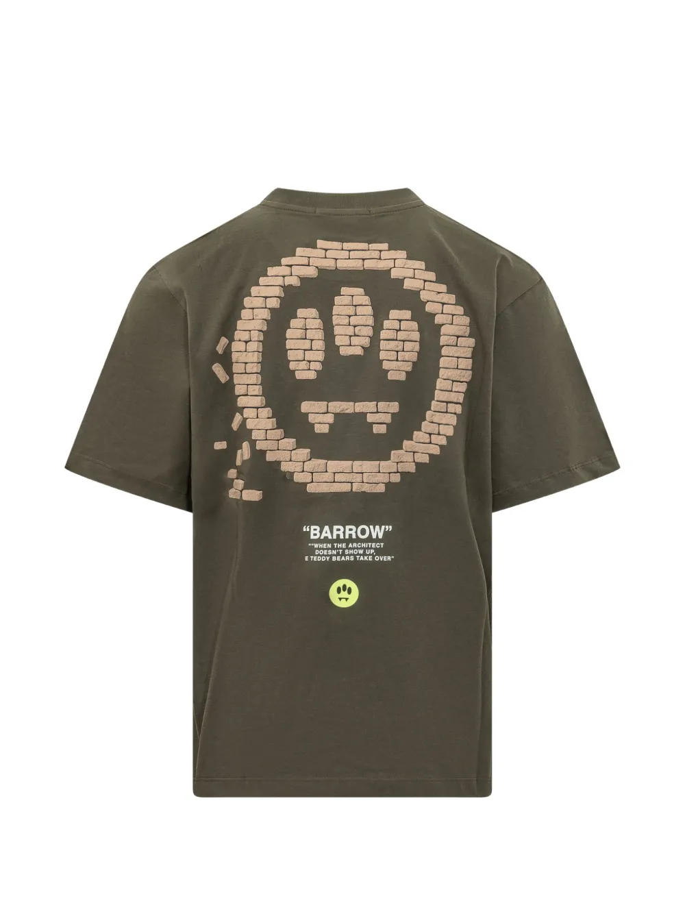 BARROW T-shirt met grafische print Groen