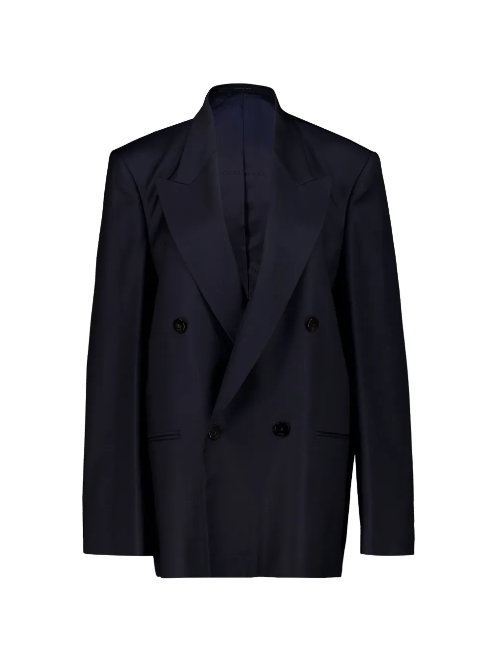 Gucci double-breasted peak-lapels jacket - Blu