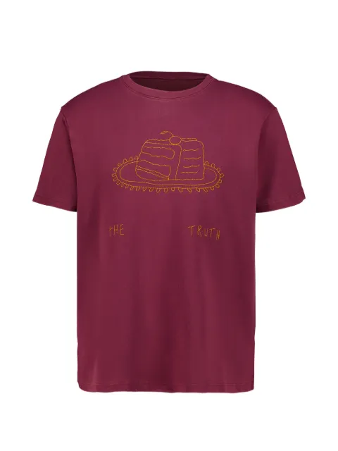 Baziszt embroidered cotton T-shirt
