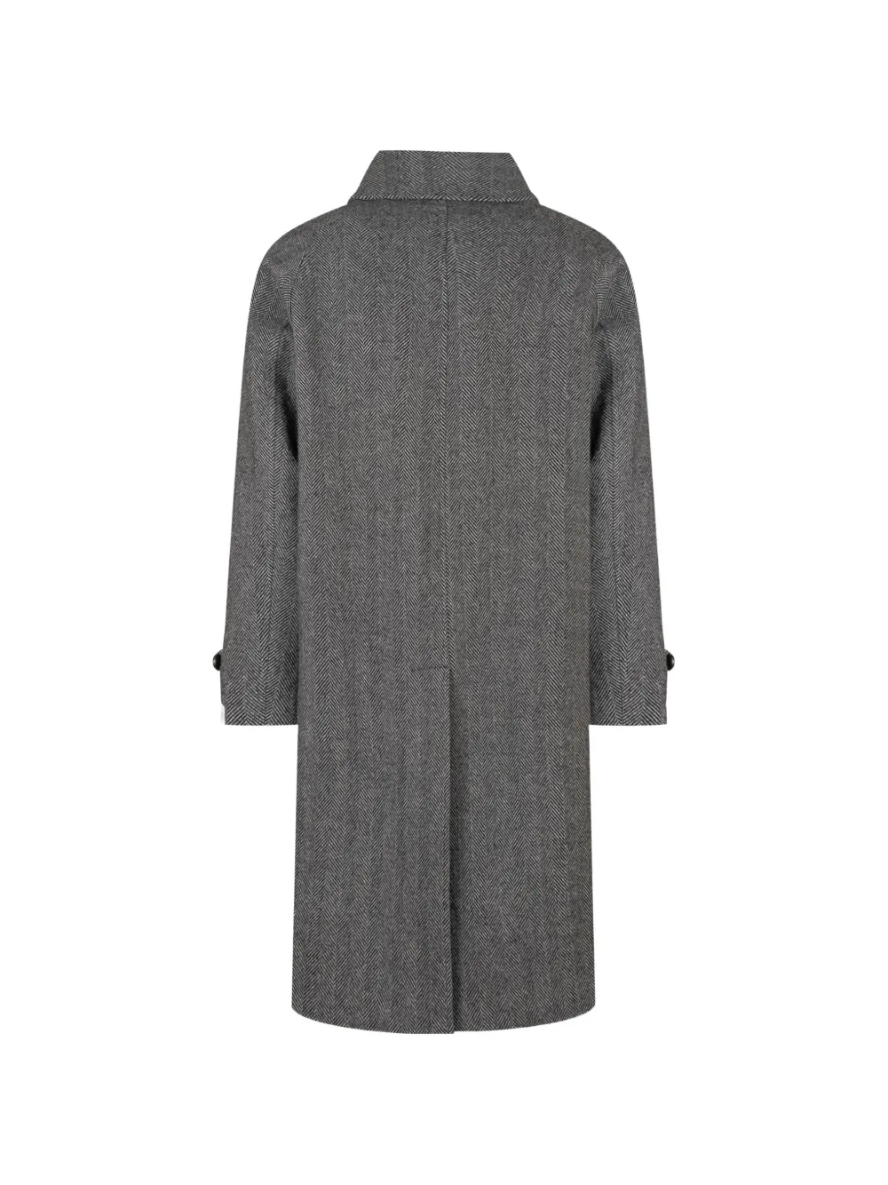 BRERAS MILANO Jas met raglan mouwen en visgraat-patroon Grijs