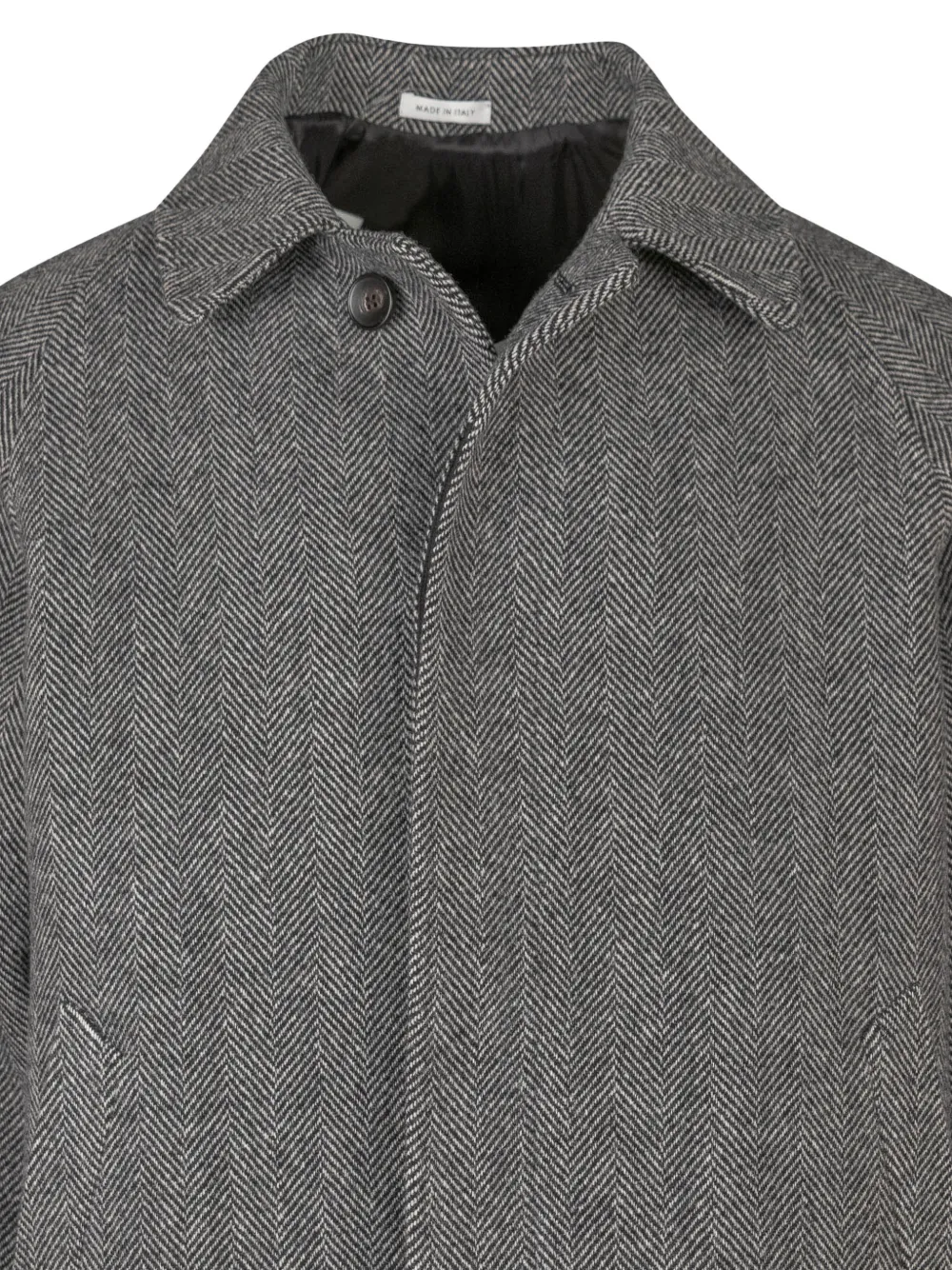 BRERAS MILANO Jas met raglan mouwen en visgraat-patroon Grijs