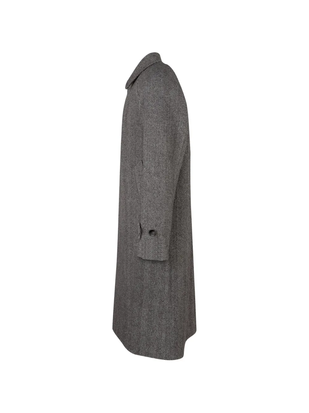 BRERAS MILANO Jas met raglan mouwen en visgraat-patroon Grijs