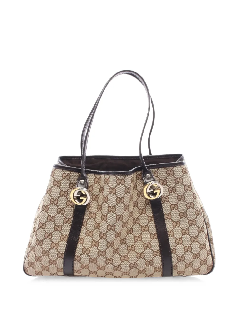 Gucci Pre-Owned 2000-2015 GG Canvas Twins tote bag - Nude