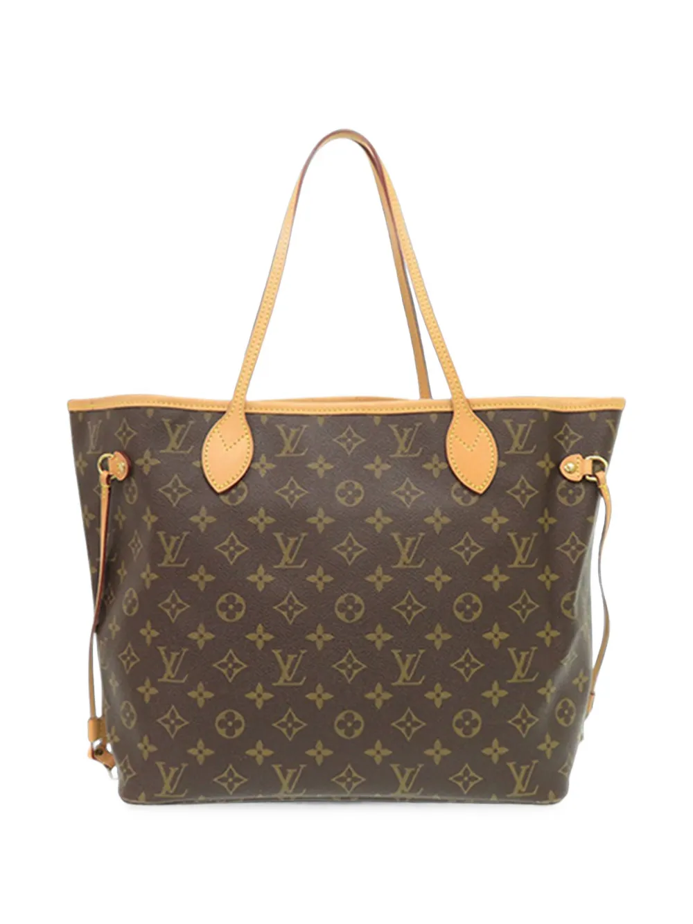 Pre-owned Louis Vuitton 2015 Monogram Neverfull Mm Tote Bag In Brown