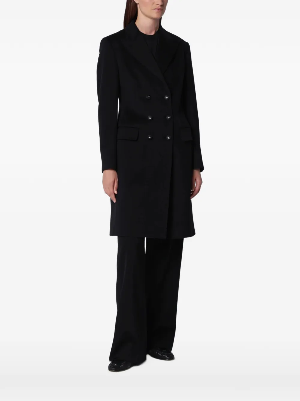 Dolce & Gabbana double-breasted wool coat - Nero