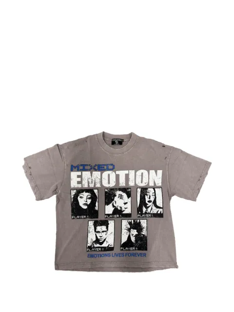Mixed Emotion Gallery distressed-effect T-shirt