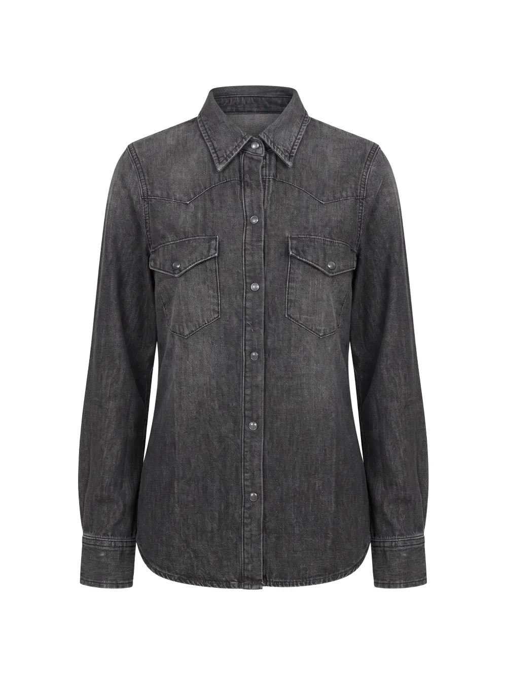 Nili Lotan Travis western denim shirt