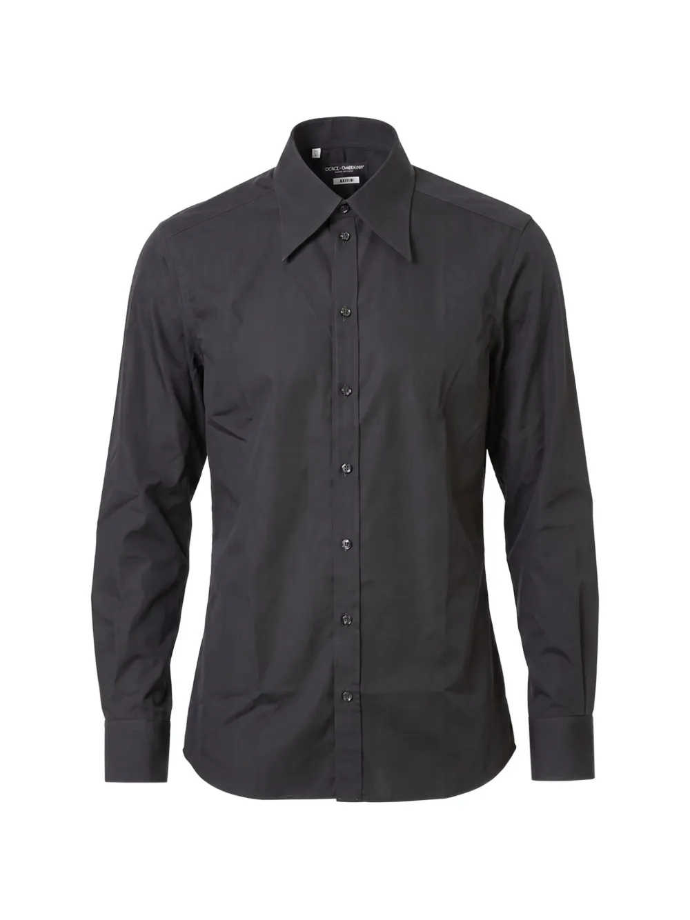 Dolce & Gabbana gold crêpe de chine shirt - Nero