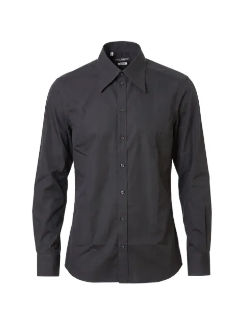 Dolce & Gabbana gold crêpe de chine shirt