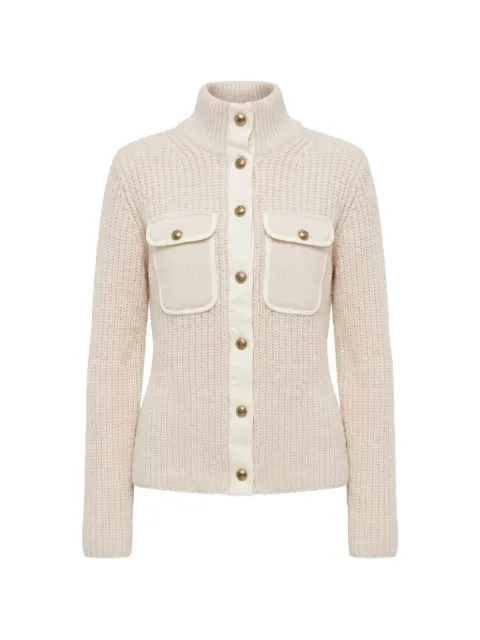PINKO ribbed cardigan with pockets