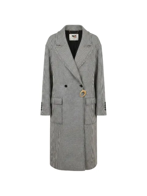 Ports 1961 houndstooth-pattern double-breasted coat