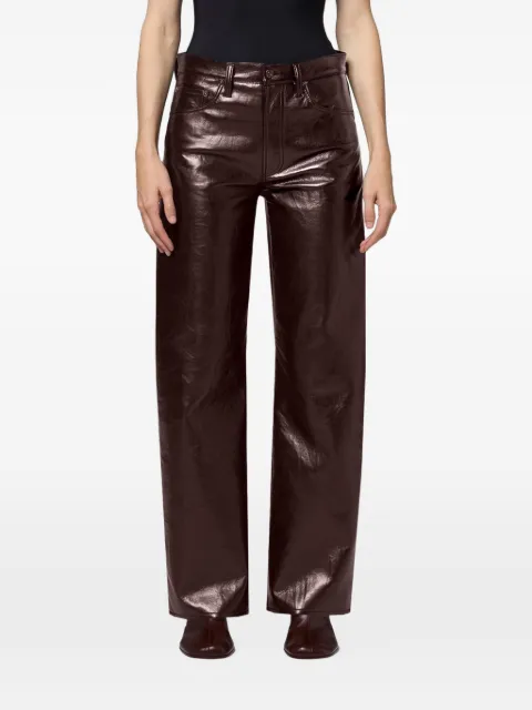 AGOLDE arched-silhouette wide-leg trousers