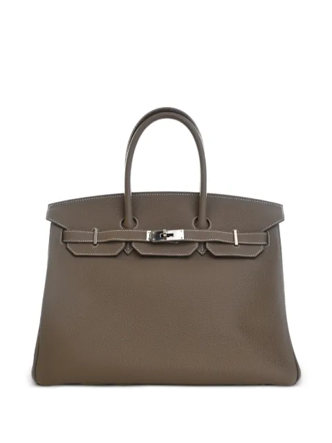 Hermès Pre-Owned bolsa de mano Clemence Birkin Retourne 35 2014
