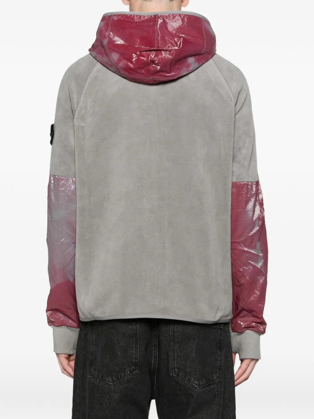 Stone Island 3-Phase Reactive hoodie Grijs