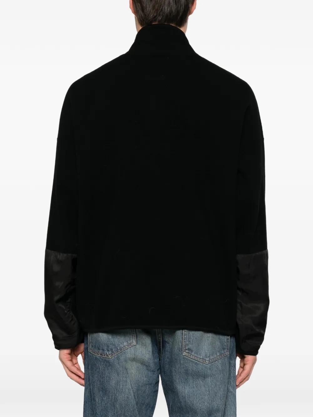 visvim Barlow trui met kwartrits Zwart