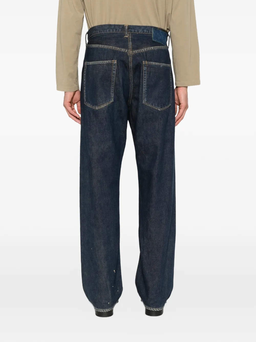 visvim Social Sculpture 01 wide-leg jeans Blauw