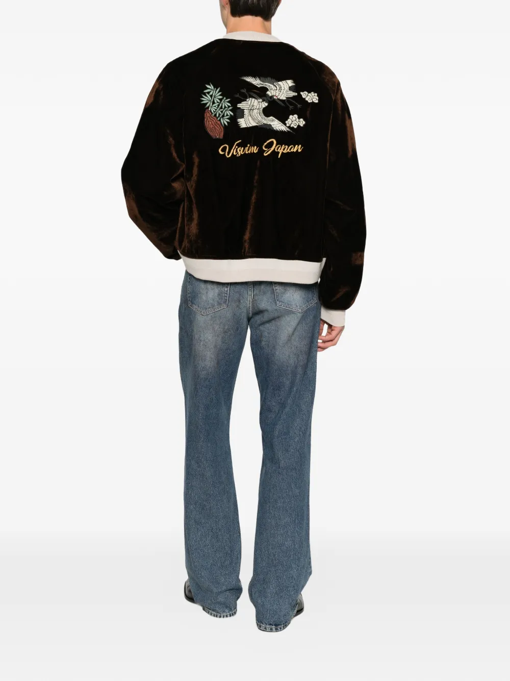 visvim Omkeerbaar bomberjack Bruin