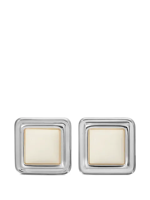 Heaven Mayhem Archer square-frame earrings