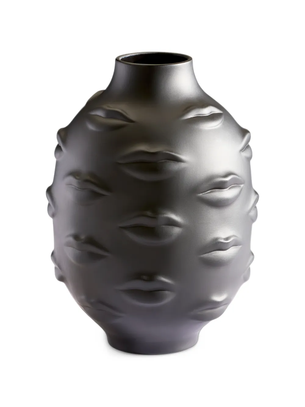 Jonathan Adler Gala Round Vase In Gray