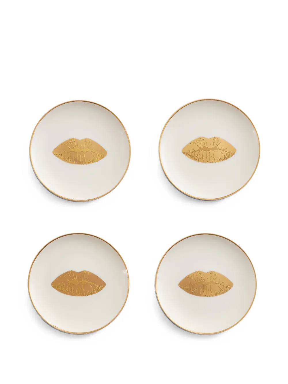 Jonathan Adler 립스 코스터 세트 4p In 뉴트럴