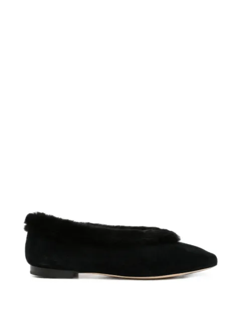 Jimmy Choo Margot shearling ballet flats