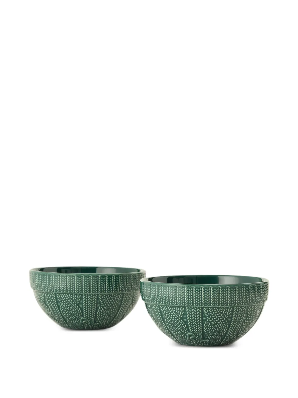Ralph Lauren Home Müslischalen mit Zopfmuster (Set aus zwei Teilen) - Grün