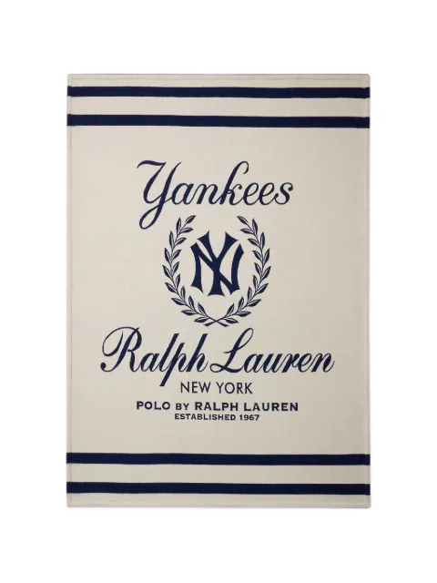 Ralph Lauren Home x New York Yankees logo-print throw blanket