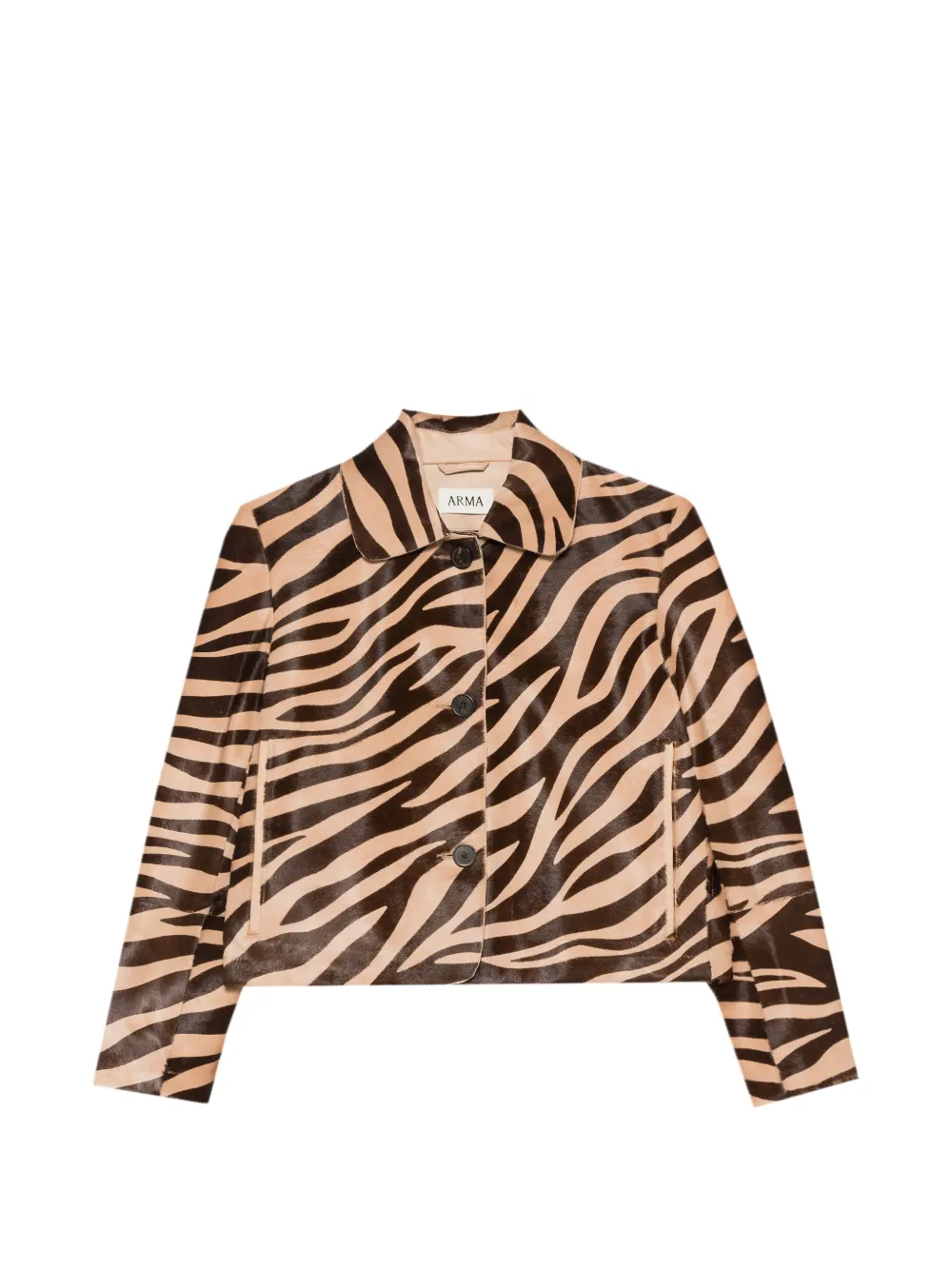 Arma Emy zebra jacket - Nude