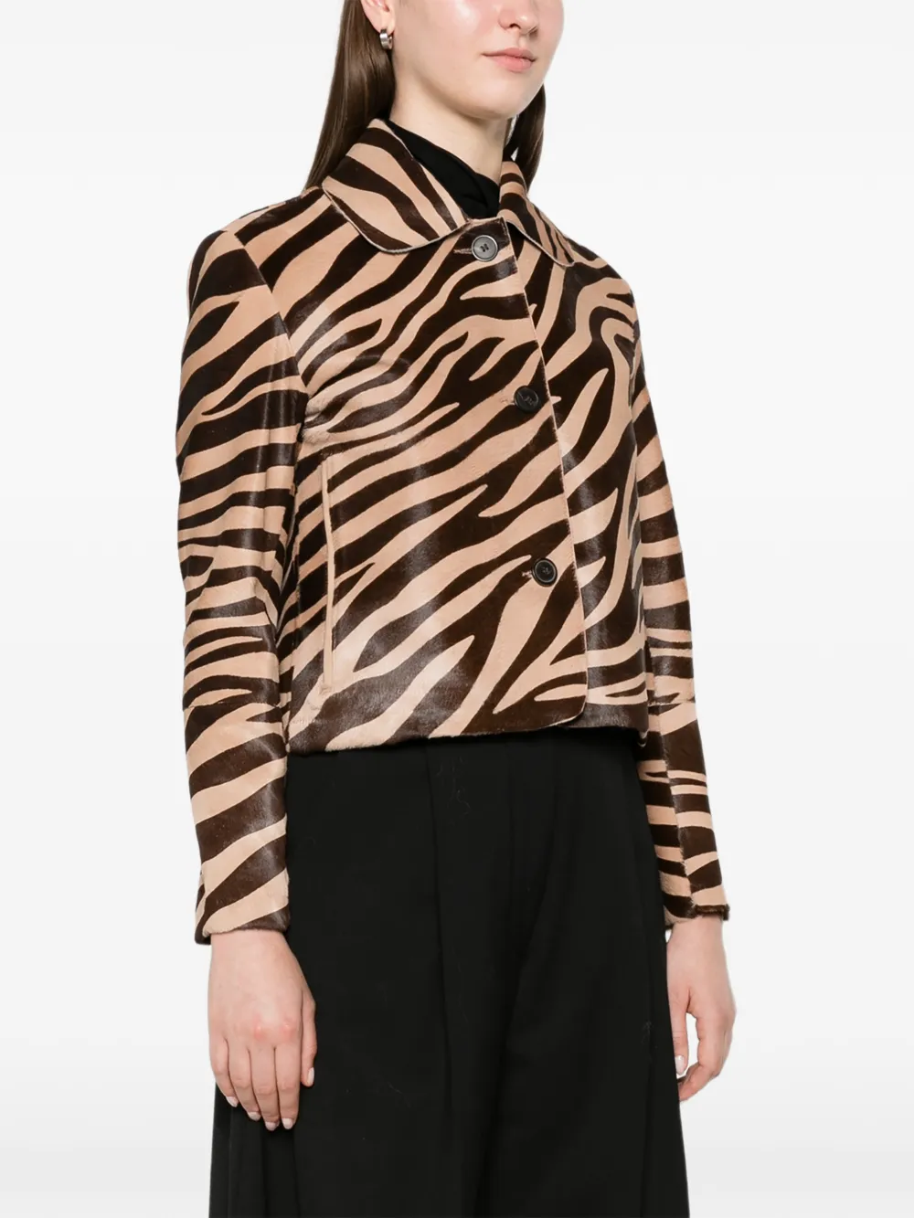 Arma Emy zebra jacket Beige