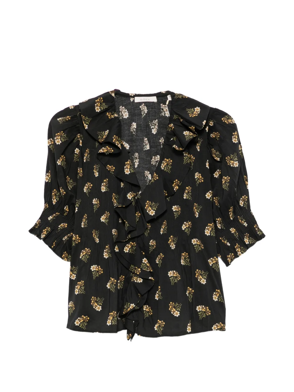 Doen Henri Blouse In Black