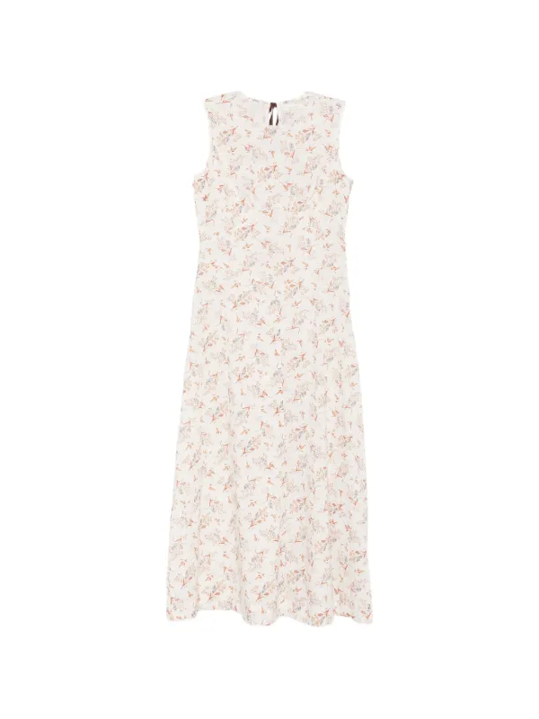 Dôen Riona Floral-print Maxi Dress in Neutrals