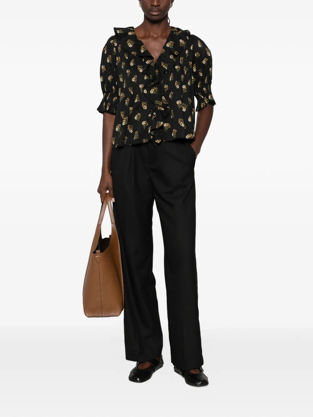 DÔEN Olivia pleated trousers