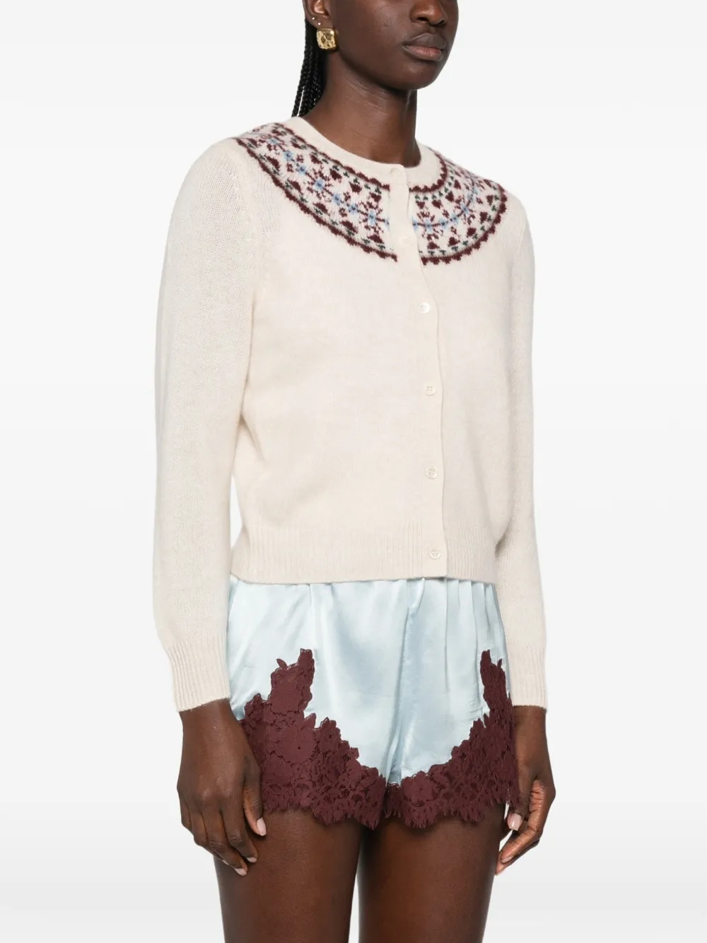 Dôen Olympe Cardigan in Neutrals, view 3