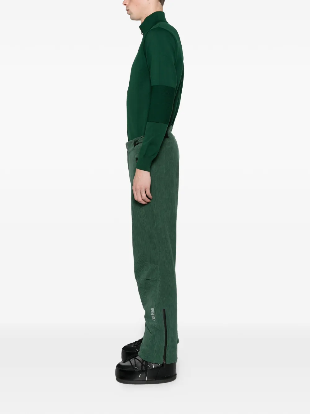 Colmar corduroy ski trousers Groen