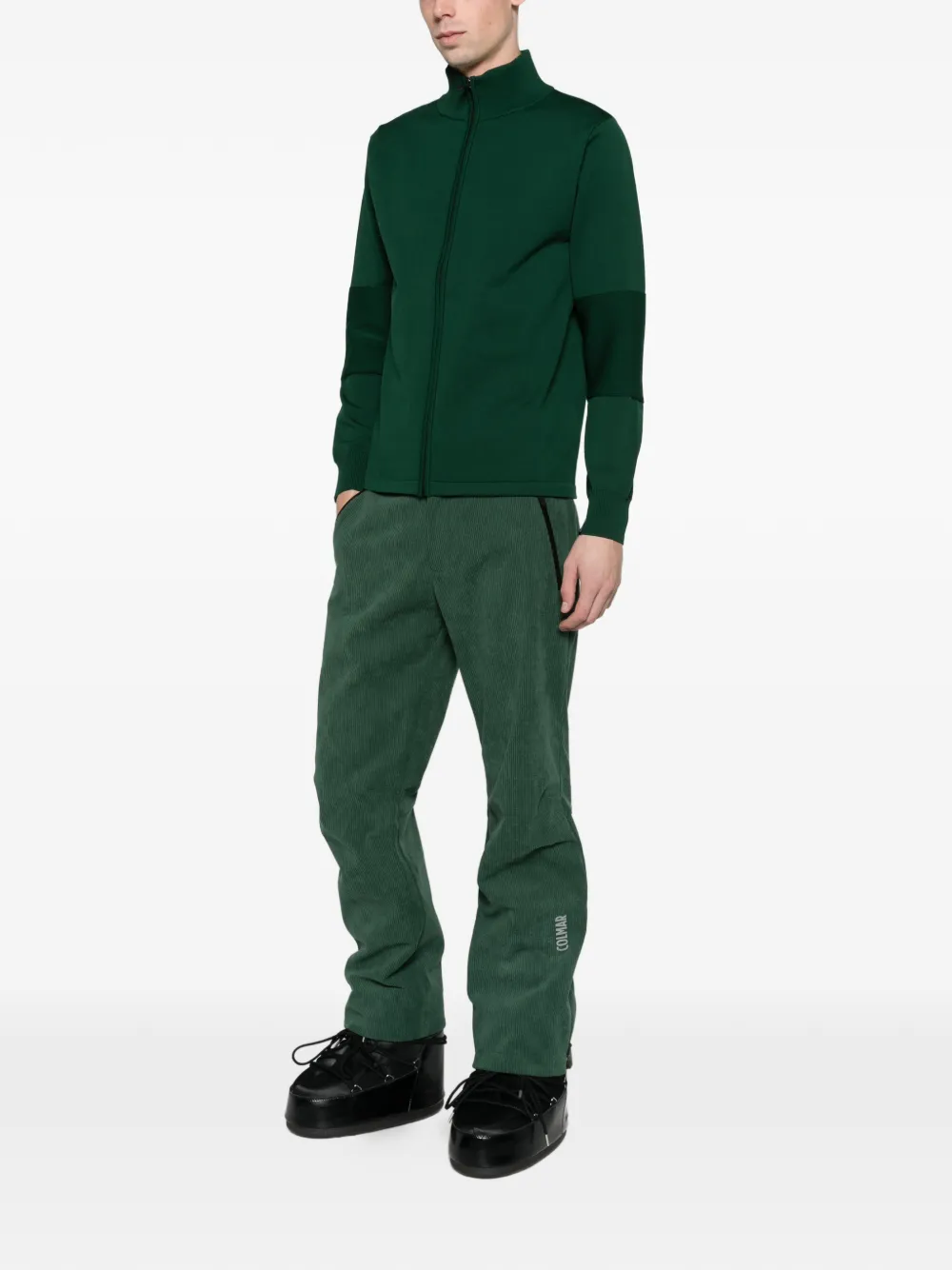 Colmar corduroy ski trousers Groen